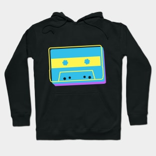 Retro 90s Aesthetic Vaporwave Cassette Hoodie